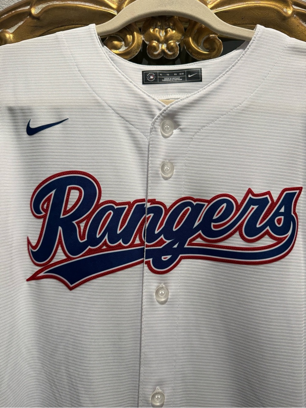 Youth Texas Rangers Baseball Jersey - Picture 3 of 4